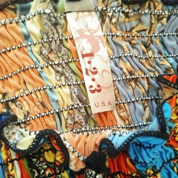 Beautiful Maxi Sundress by 1.2.3 Like New S/M - Picture 3 of 4